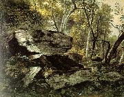 Asher Brown Durand Study from Rocks and Trees Germany oil painting reproduction